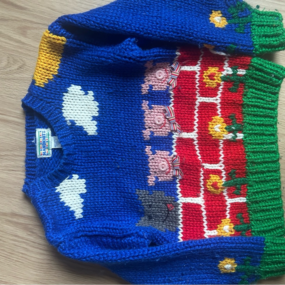 Three Little Piggies Kids Sweater